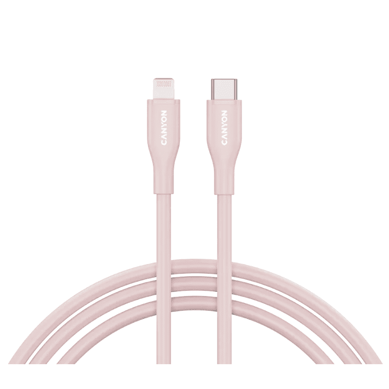 Canyon Cable CLNM60 C-L 60W MFI 1m Silicon - Pink - Pink