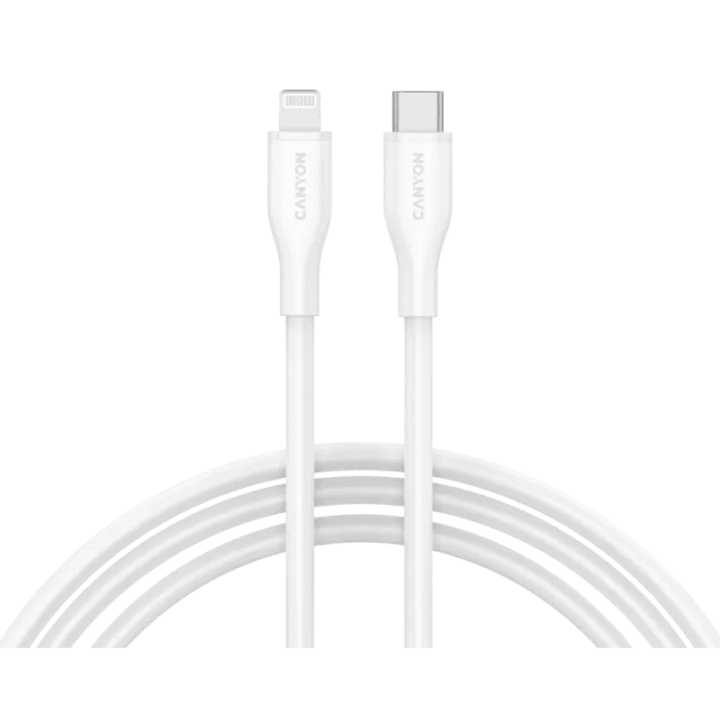 Canyon Cable CLNM60 C-L 60W MFI 1m Silicon - White - White