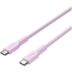 Canyon Cable On Wire 60CL C-C 60W Color Braided 1m - Pink - Pink - Cables USB