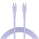 Canyon Cable On Wire 60CL C-C 60W Color Braided 1m - Purple - Purple - Cables USB