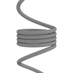 Canyon Cable OnWire 60MG Type-C to Type-C 60W Magnet Braided 1m - Light Grey - Grey