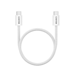 Canyon Cable OnWire 60MG Type-C to Type-C 60W Magnet Braided 1m - White - White