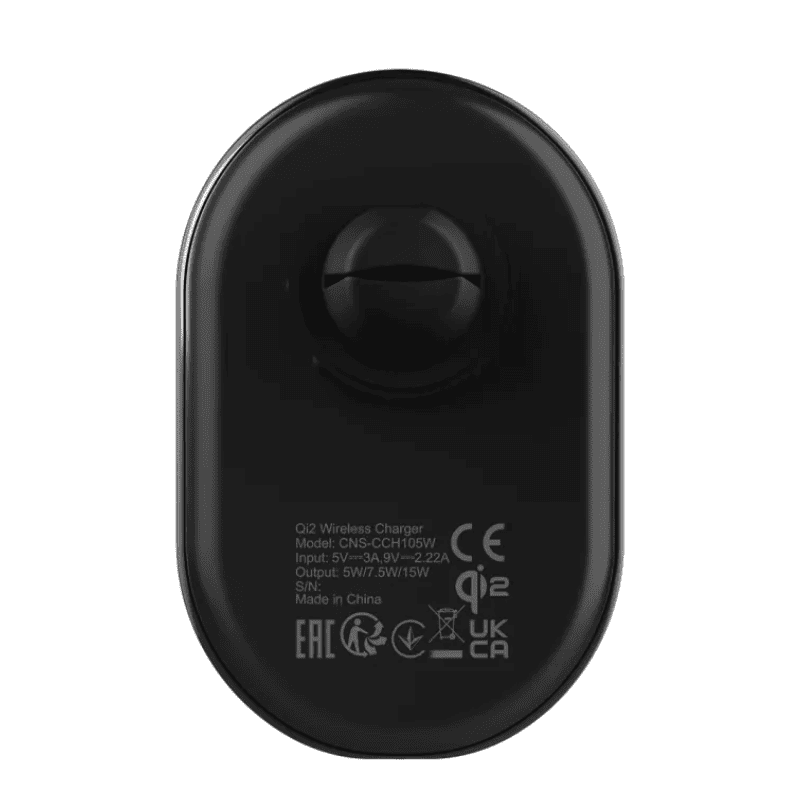 Canyon Car Charger OnGrip 105 15W Qi2 Wireless - Black - Black