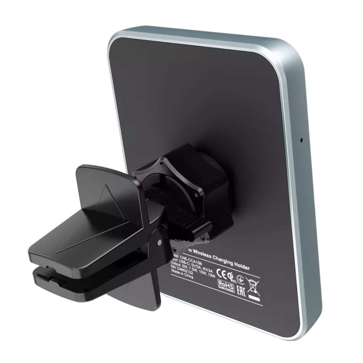 Canyon Car Holder + Wireless Charger MegaFix - Black - Black