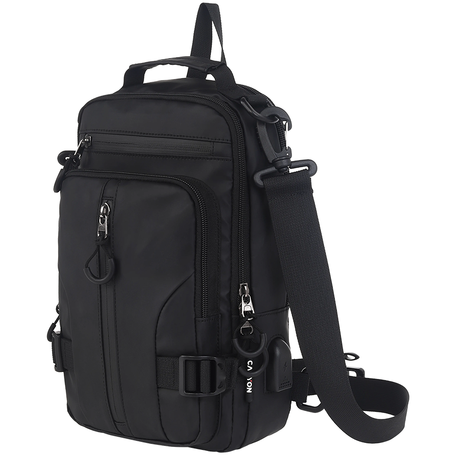 CANYON CB-1 Transformer Bag / Fanny Pack – Black (CNS-CBD1B1) - Black