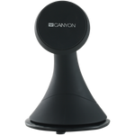 Canyon CH-6 Magnetic Car Holder With 2 Plates- Black - Black