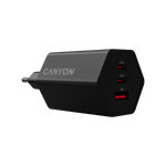 CANYON Charger HEXAGON 65 GaN 65W 2xPD 1xQC EU Black - Black