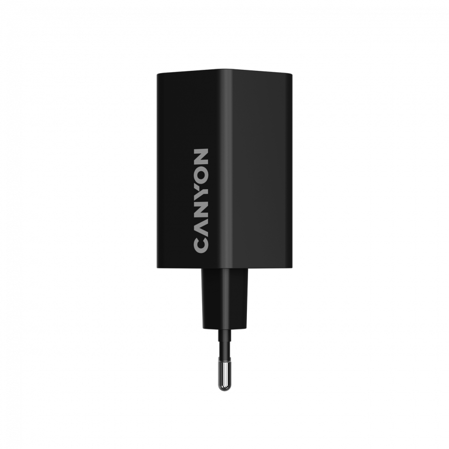 CANYON Charger HEXAGON 65 GaN 65W 2xPD 1xQC EU Black - Black