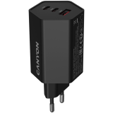 CANYON Charger HEXAGON 65 GaN 65W 2xPD 1xQC EU Black - Black