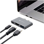 Canyon DS-1 Hub 3 in 1 Thunderbolt 3 Type C - Space Grey