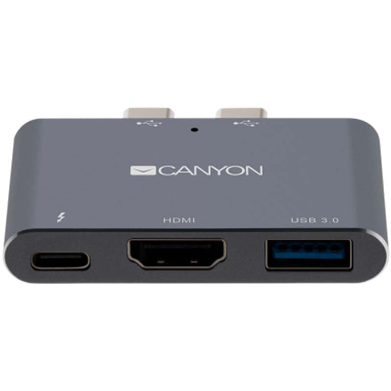Canyon DS-1 Hub 3 in 1 Thunderbolt 3 Type C - Space Grey