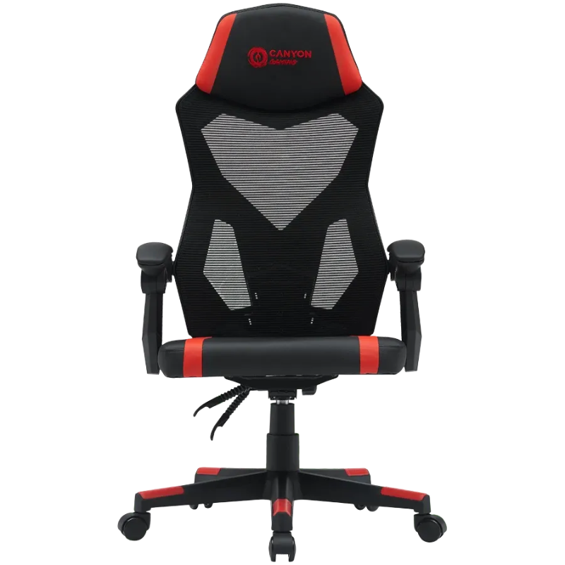 Canyon Gaming Chair Flow MCH01 Mesh - Black/Red - Black