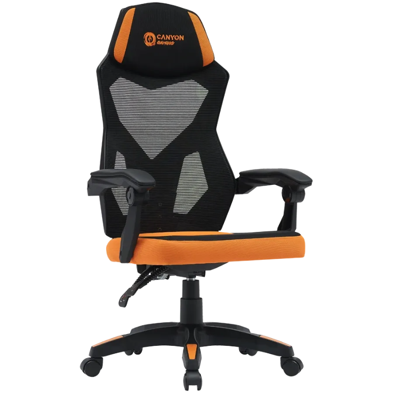 Canyon Gaming Chair Wave MCH02 Mesh - Black/Orange - Black