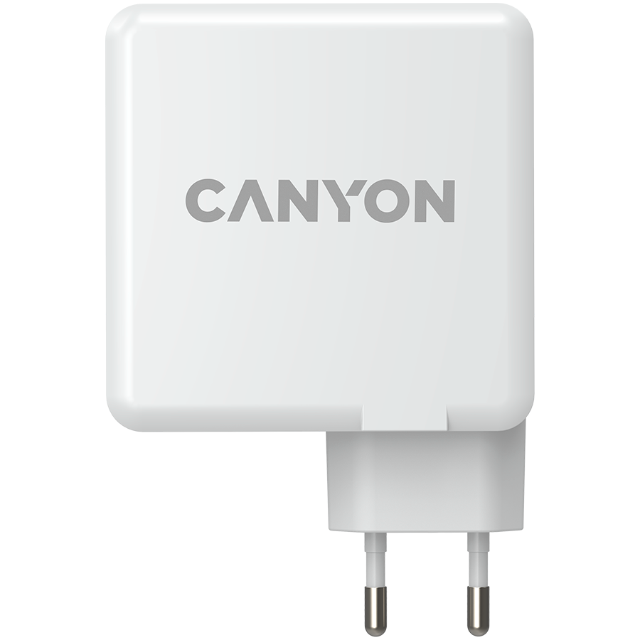 CANYON H-100 Fast Charge GaN Wall Charger - White - White