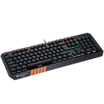 Canyon Hazard Wired Multimedia Gaming Keyboard With Lighting Effect - Black - Black