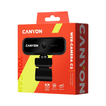 Canyon HD 720p Webcam OnStream 2P - Black - Black