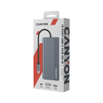 Canyon Hub DS-16 13in1 4k USB-C - Grey - Grey