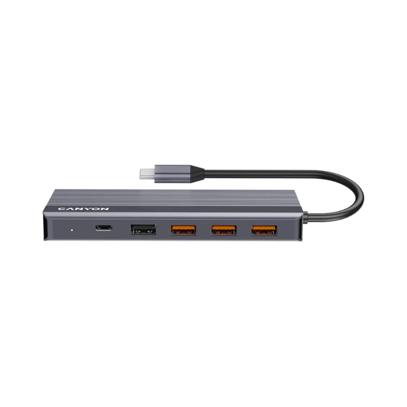 Canyon Hub DS-16 13in1 4k USB-C - Grey - Grey