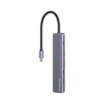 Canyon Hub DS-17 6in1 4k USB-C - Grey - Grey
