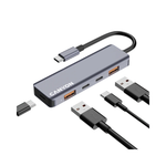 Canyon Hub DS-18 5in1 USB-C - Grey - Grey