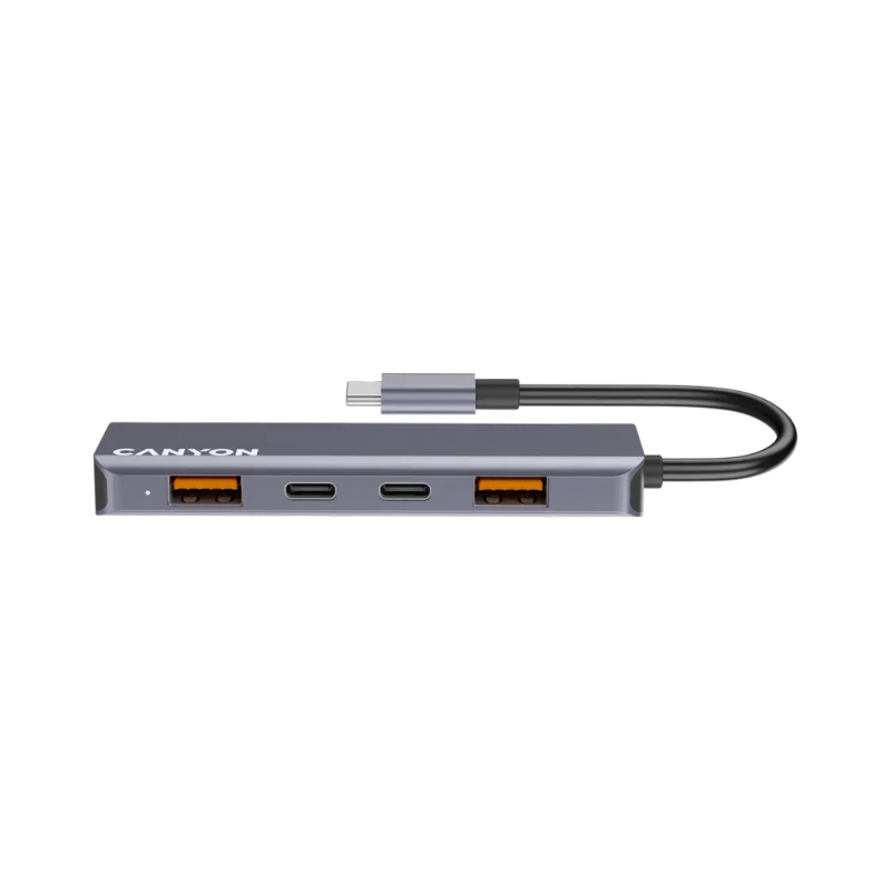Canyon Hub DS-18 5in1 USB-C - Grey - Grey