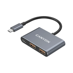 Canyon Hub DS-3 3in1 USB-C - Dark Grey - Grey