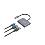 Canyon Hub DS-3 3in1 USB-C - Dark Grey - Grey
