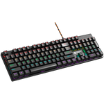 CANYON keyboard Deimos GK-4 Rainbow US Wired - Black - Black - Gaming Keyboard