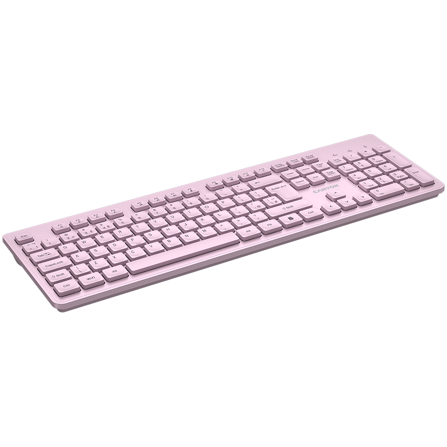 CANYON keyboard HKB-W01 UK/US AAA Wireless - Pink