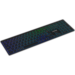 CANYON keyboard HKB-W11 UK/US RGB Dual Mode Wireless Black - Black