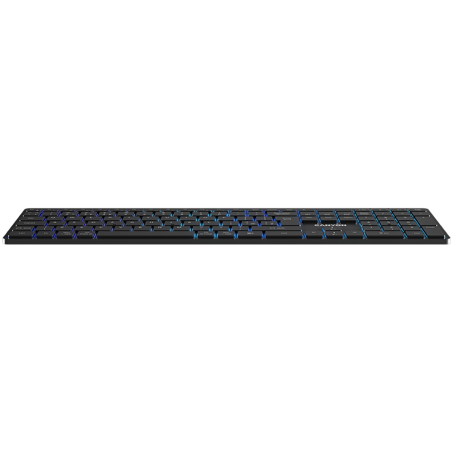 CANYON keyboard HKB-W11 UK/US RGB Dual Mode Wireless Black - Black