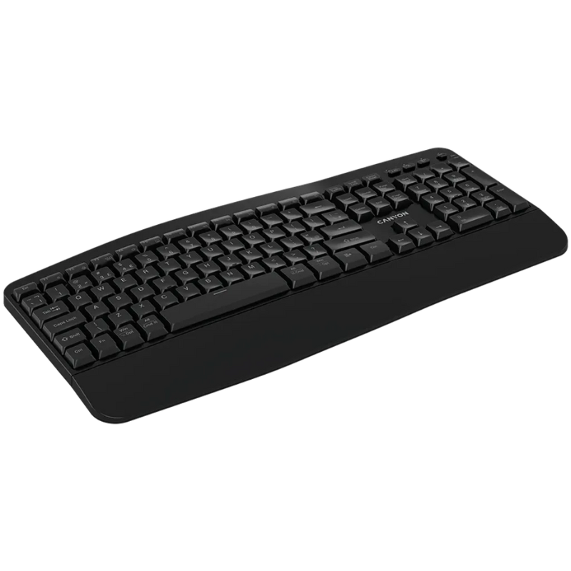 Canyon Keyboard HKB-W6 Wireless - Black - Black
