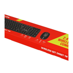 Canyon Keyboard + Mouse Wireless Set SET-W01 - Black - Black