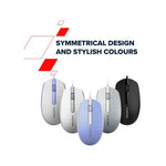 Canyon M-10 Wired Mouse - White / Grey - White/Grey