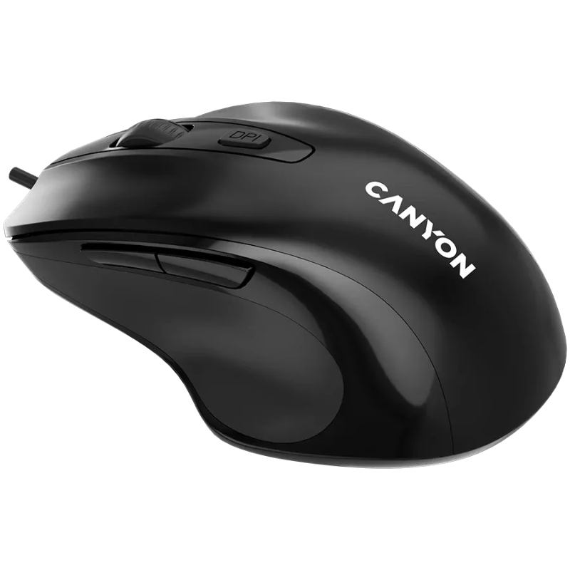 Canyon Mouse M-6 Wired - Black - Black