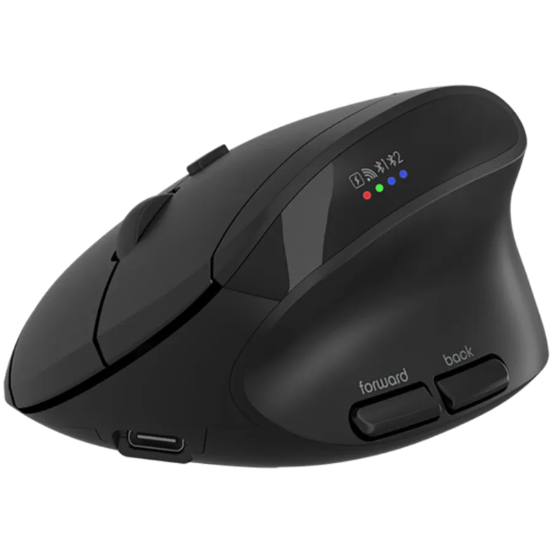 Canyon Mouse MW-25 Ergonomic LED AA Dual mode Wireless - Black - Black