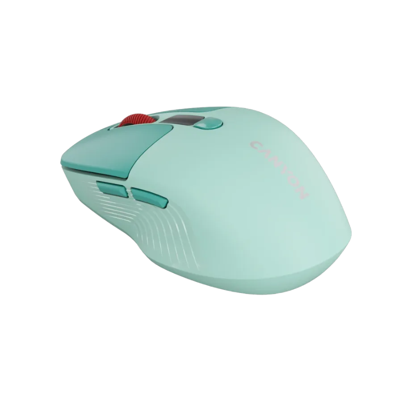 Canyon Mouse MW-26 LCD Silent Dual Mode Wireless - Green - Green