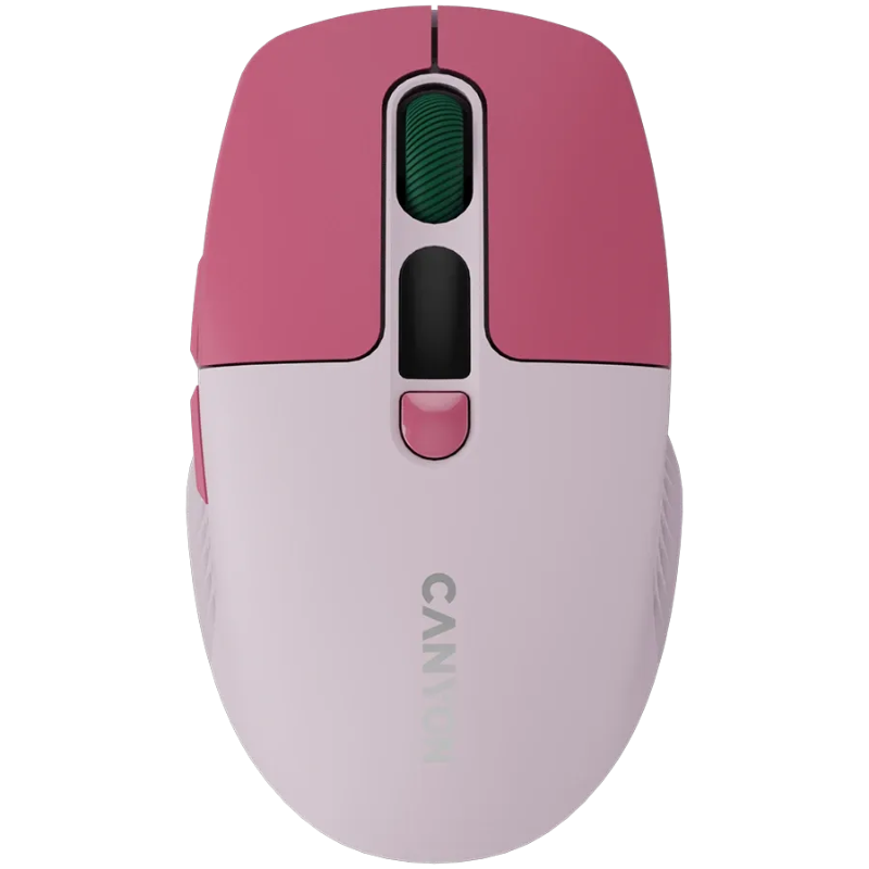 Canyon Mouse MW-26 LCD Silent Dual Mode Wireless - Pink - Pink