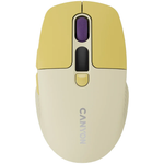 Canyon Mouse MW-26 LCD Silent Dual Mode Wireless - Yellow - Yellow