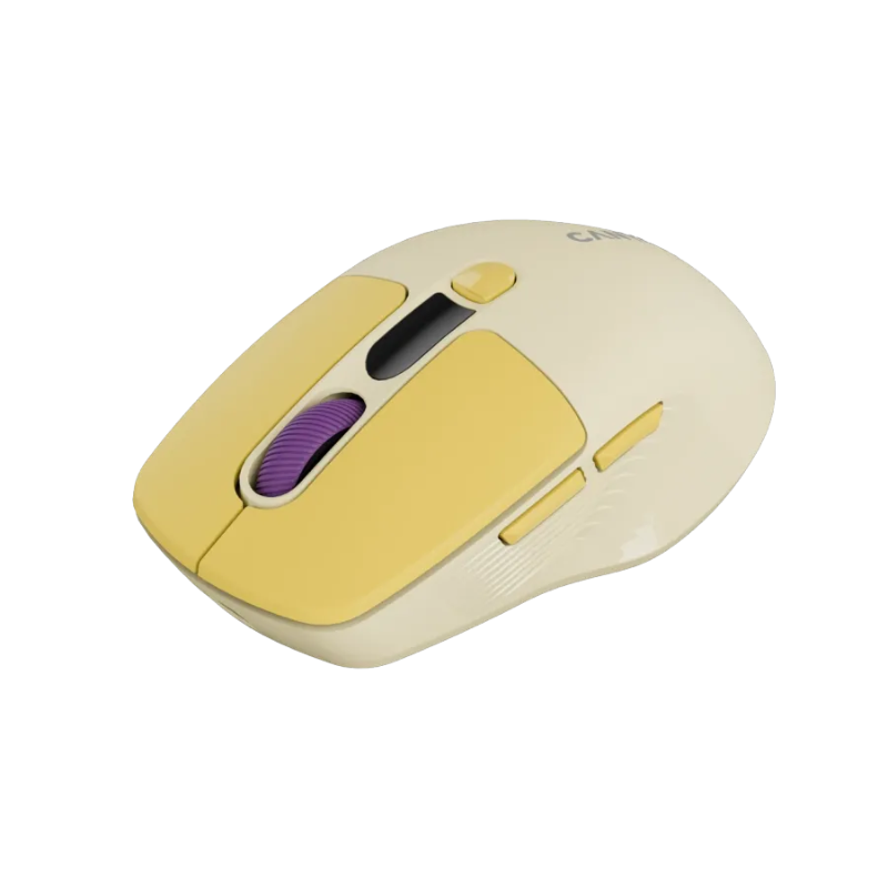 Canyon Mouse MW-26 LCD Silent Dual Mode Wireless - Yellow - Yellow