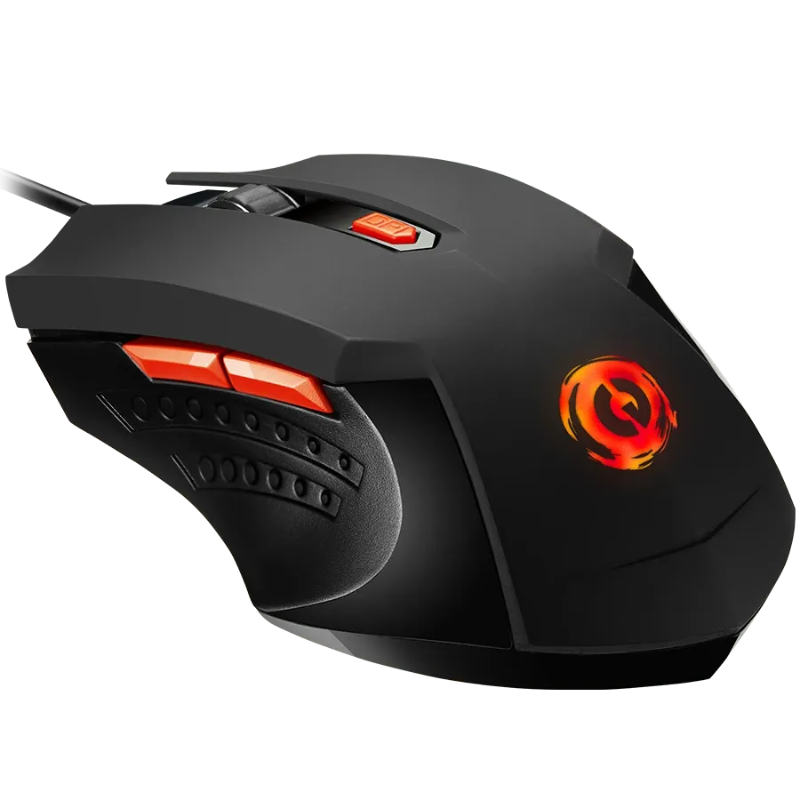 Canyon Mouse Star Raider GM-1 RGB 6buttons Wired - Black - Black