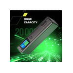 CANYON Power Bank OnPower 230 TFT 20000 mAh PD130W Dark Grey - Grey