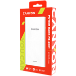 CANYON Power Bank PB-2001 20000 mAh White - White