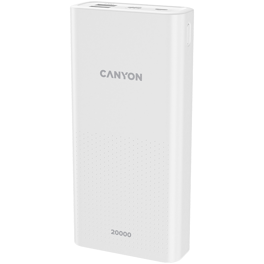 CANYON Power Bank PB-2001 20000 mAh White - White