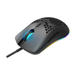 Canyon Puncher Wired Gaming Mouse With RGB Lights - Black - Black