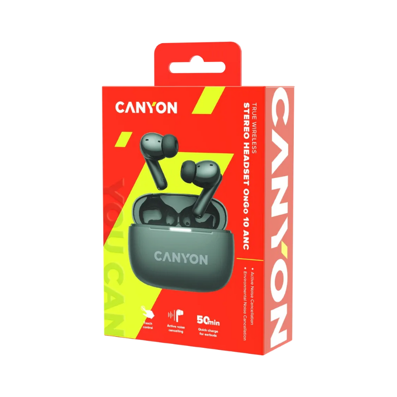 Canyon True Wireless Stereo in-Ear OnGo 10 ANC + ENC - Grey - Grey