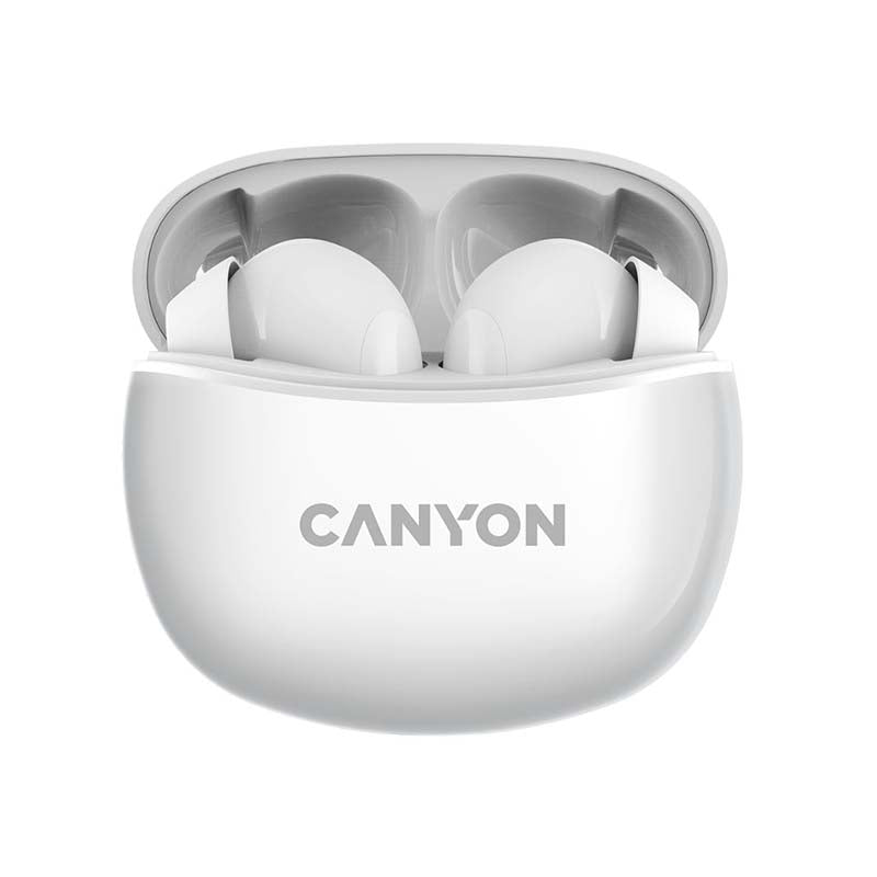 Canyon TWS-5 True Wireless Stereo Earbuds - White - White
