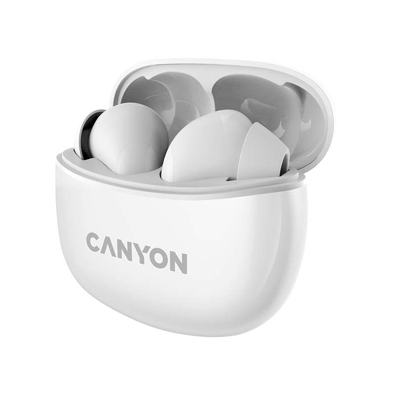 Canyon TWS-5 True Wireless Stereo Earbuds - White - White