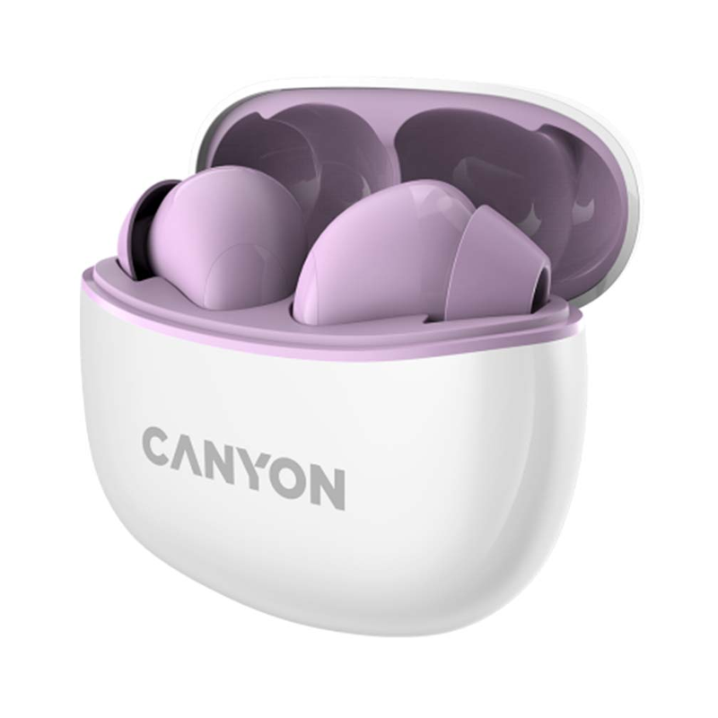 Canyon TWS-5 Wireless Bluetooth In-ear Headset - Purple