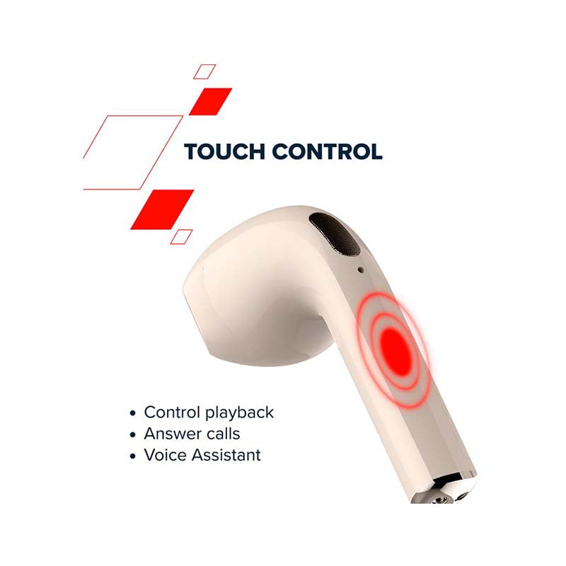 Canyon TWS-6 True Wireless Stereo Earbuds - Beige - Brown